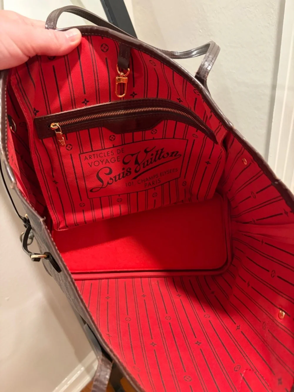 Louis Vuitton Neverfull MM Damier Ebene - Picture 7 of 8